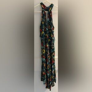 Anthropologie Geneva Halter Wide-Leg Jumpsuit Size XSP